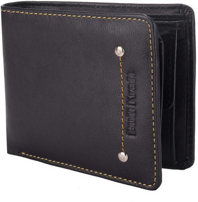 

Bull Kraft Men Blue Genuine Leather Wallet(6 Card Slots)