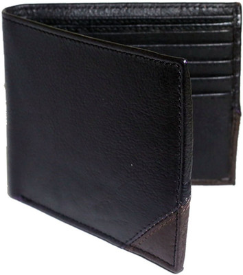 

Nukaichau Men Formal Black Genuine Leather Wallet(9 Card Slots)