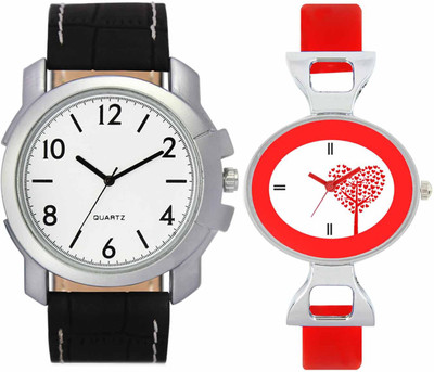 

VALENTIME VL12VT31 New Latest Stylish Designer Collection Leather Combo Couple Fancy Casual Best Offer Watch - For Men & Women