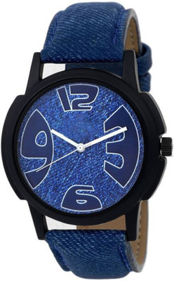 

Montres New Designer Dial Blue Leather Belt Men Watch - For Boys