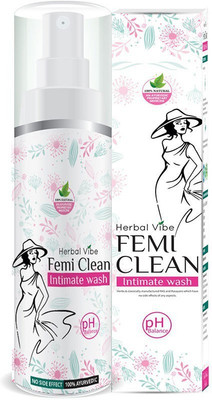 

HERBAL VIBE Natural & Ayurvedic Intimate Wash Women _ Femi Clean Intimate Wash(100 ml, Pack of 1)