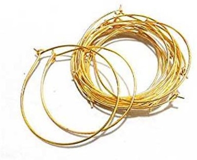

mrithi 24 pcs - Bali Earring making hook - 1.2 INCH -Medium