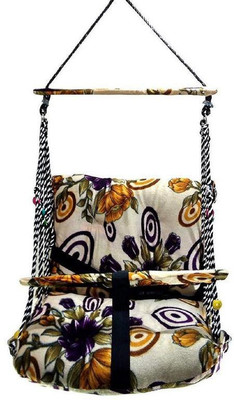 

Maxplanet Soft Cushioned Baby Swing With Poly-Fibre Filling Cradle Baby Sleep Swing(Fabric, Multicolor)