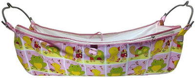 

Maxplanet Baby Hammock (Curved Swing) With Soft & Premium Cotton Cloth(Pink) Cradle Baby Sleep Swing(Fabric, Metal, Multicolor)