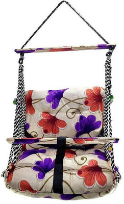 

Maxplanet Soft Cushioned Baby Swing With Poly-Fibre Filling Cradle Baby Sleep Swing(Fabric, Multicolor)