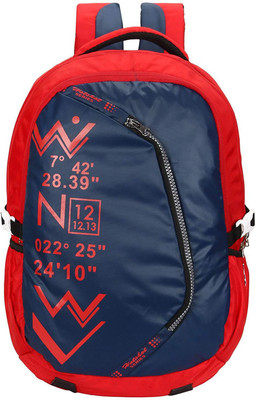 

Hot Shot Polyester Casual 28.0 L Backpack(Blue, Red), Red and blue