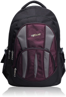 

F Gear Adios 36.0 L Standard Backpack(Black), Black & wine
