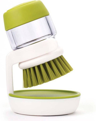 

VP STORES Soap dispensing palm brush with storage stand