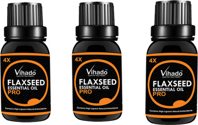 

VIHADO 100% pure flaxseed oil 4X PRO with WEIGHT LOSS (10 ML) (Pack of 3)(10 ml)