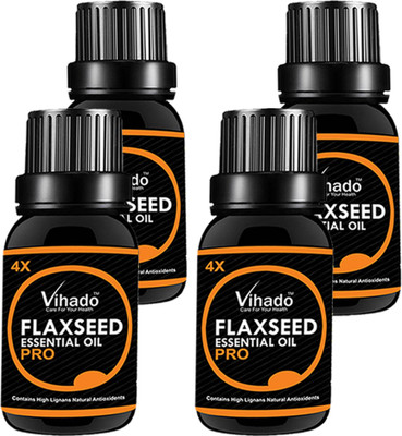 

VIHADO 100% pure flaxseed oil 4X PRO with WEIGHT LOSS (10 ML) (Pack of 4)(10 ml)
