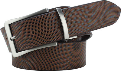 

Wooden Men Casual Brown Genuine Leather Belt
