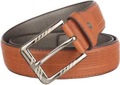 

OODI Men Casual Tan Genuine Leather Belt