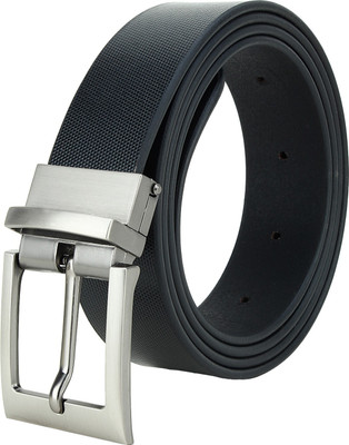 

Rosset Men Formal Black Genuine Leather Reversible Belt