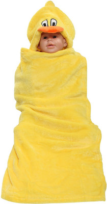 

Muren Animal  Hooded Baby Blanket(Fur, Yellow