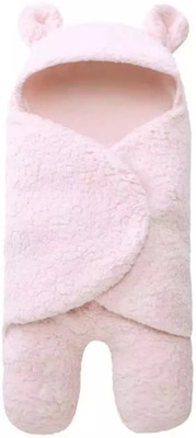 

Brandonn Plain  Sherpa Blanket(Poly Cotton, BABY PINK