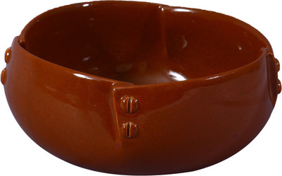 

Caffeine Brown Contemporary Stoneware Bowl(Brown, Pack of 1)