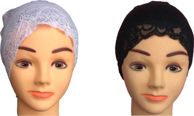 Hejabiya Self Design Skull Cap Cap(Pack of 2)