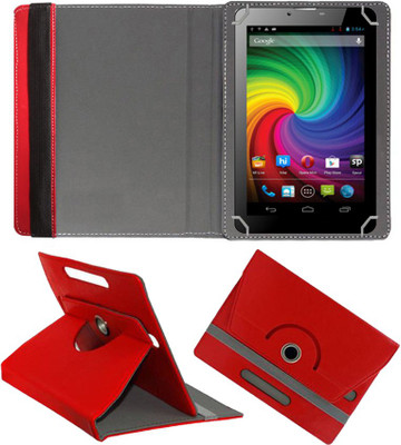 Fastway Flip Cover for Micromax Funbook Mini P410i Tablet(Red, Cases with Holder, Pack of: 1)