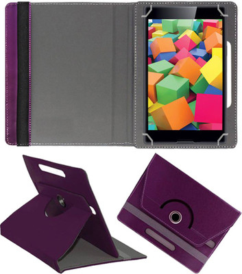 Fastway Flip Cover for iBall Slide Mania 7 inch(Purple, Cases with Holder, Pack of: 1)