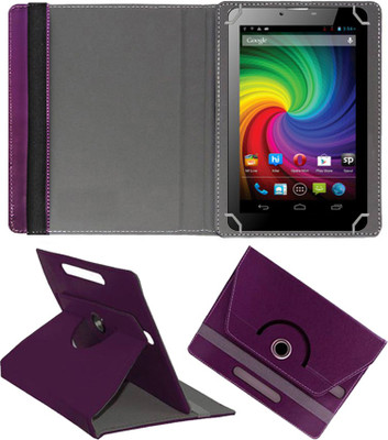 Fastway Flip Cover for Micromax Funbook Mini P410i Tablet(Purple, Cases with Holder)