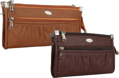 

Fillincart Casual, Formal, Party Brown Clutch