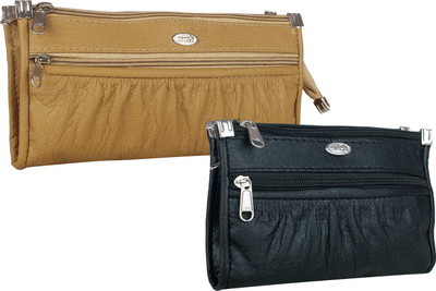 

Fillincart Casual, Formal, Party Beige, Black Clutch
