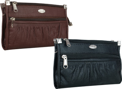 

Fillincart Casual, Formal, Party Brown, Black Clutch, Black;brown