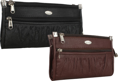 

Element Cart Women Casual Black, Brown Artificial Leather Wallet(5 Card Slots)