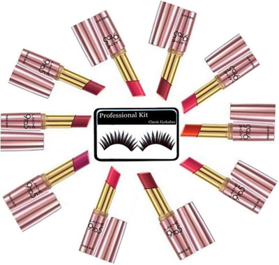 

professional kit Lakme 9 To 5 Primer+Matte (set Of 12) Lipstick Natural(Set of 13)
