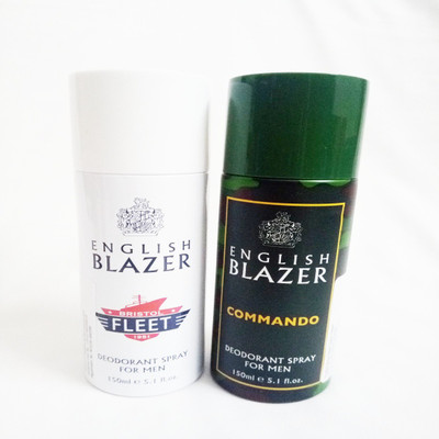 

ENGLISH BLAZER FLEET AND COMMANDO Deodorant Spray - For Men(300 ml, Pack of 2)