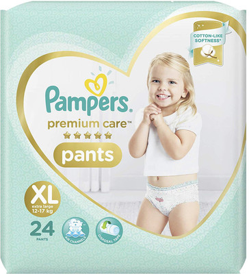 

Pampers Premium Care Pants Diapers, X-Large, 24 Count - XL(24 Pieces)