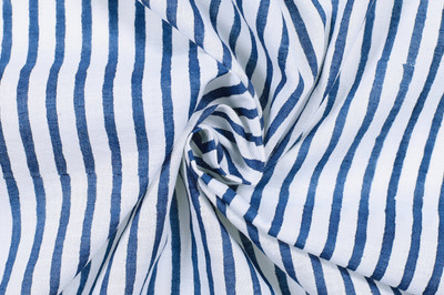 Ravaiyaa - Attitude Is Everything Cotton Blend Striped Kurta Fabric