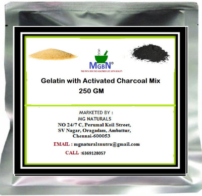 

MGBN Gelatin with Activated Charcoal Mix 250 GM(250 g)