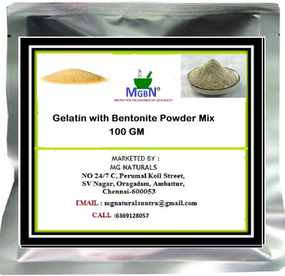 

MGBN Gelatin with Bentonite Powder Mix 100 GM(100 g)
