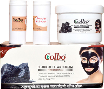 

Colbo Charcoal bleach cream all skin types 300 ml(Set of 3)