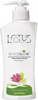 

Lotus Herbals Whiteglow Hand and Body Lotion(300 ml)
