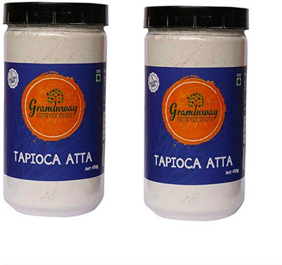 

Graminway Gluten Free Tapioca Atta Pack of 2(900 g, Pack of 2)