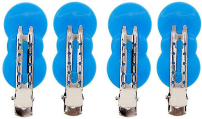 

Confidence Hair Clips For Girls Wedding, Party And Casual Use, Set Of 4,, Blue Hair Clip(Blue)