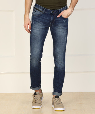 Wrangler Slim Men Blue Jeans at flipkart