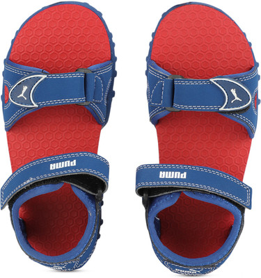 

Puma Boys & Girls Velcro Sports Sandals(Blue, True blue-barbados cherry-puma white