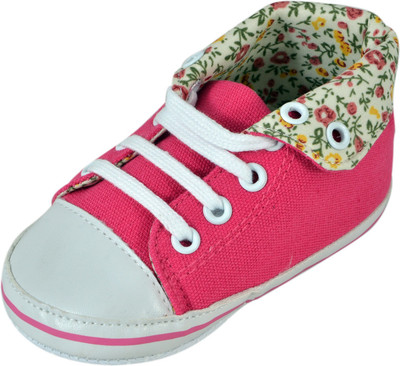 Instabuyz Boys & Girls Lace Casual Boots(Pink