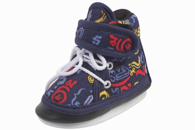 

Ole Baby Boys & Girls Velcro Casual Boots(Dark Blue, Navy blue