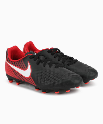 

Nike Boys & Girls Lace Football Shoes(Black, Black/white-university red