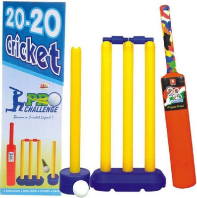 

Ishan Creation 20-20 Kids Cricket Set Cricket Kit (Bat Size: 3 (Age Group 8+)) Cricket Kit