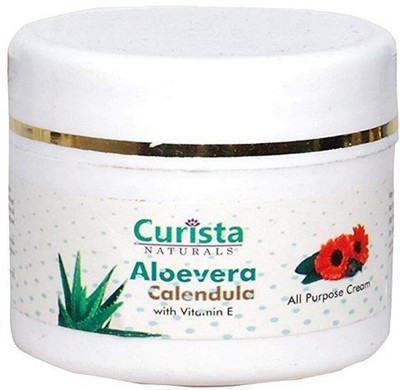 

Curista Naturals Aloe Vera & Calendula All Purpose Body & Face Cream For All Skin Type (100 GM )(100 g)