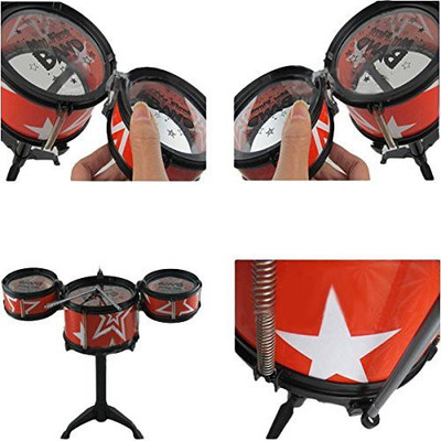 

Webby Drum Set with Stand, Color May Vary(Multicolor)