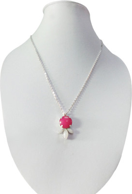 

RUBY FASHION COLLECTION artificial fashion jewellery necklace for women / girls Silver Plated Metal Chain