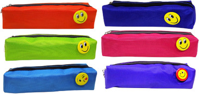 

INAAYA pencil kit na Art Artificial Leather Pencil Boxes(Set of 6, Multicolor)