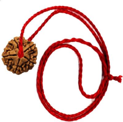 SHIVOHAM 5 Mukhi Rudraksha Wood Pendant