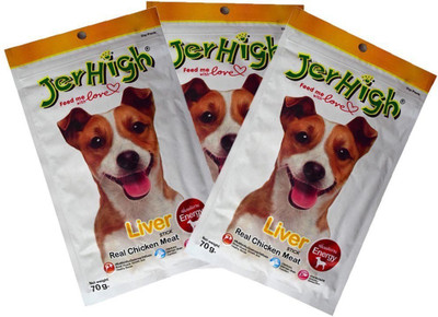 

JerHigh Treats Liver 210 g Dry Dog Food(Pack of 3)